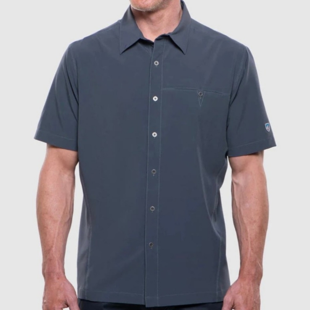 Kuhl NWT Renegade TuffleX Carbon Outdoor SS Button Down Shirt | Size XL